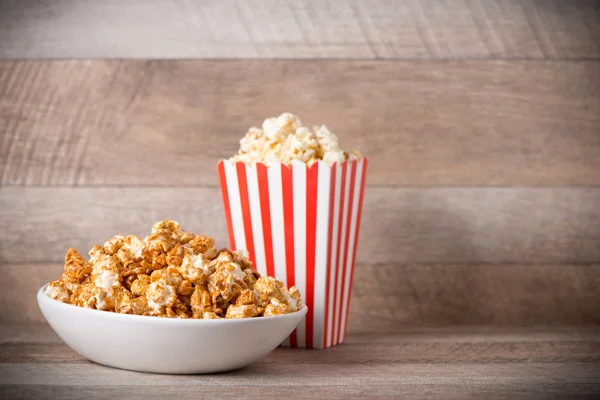 kase karamelli patlamış mısır 