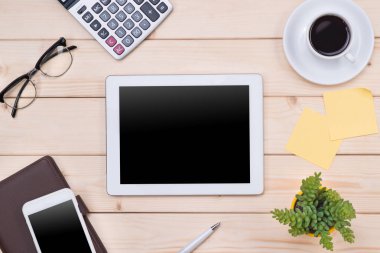 Ofis işyeri malzeme ile