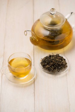 Limonlu zencefil çay fincan