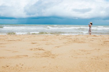 Deniz Manzaralı tropikal plaj 