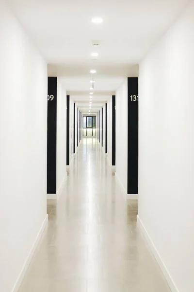 Modern interior. Corridor in a hotel building — Stock Photo, Image