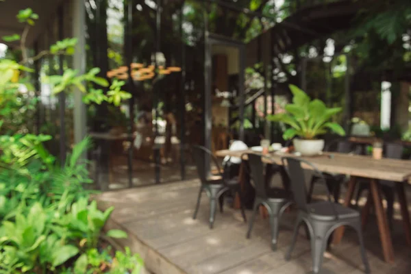 Kahve dükkanı bulanıklık. Dekorasyon ve mobilya Cafe