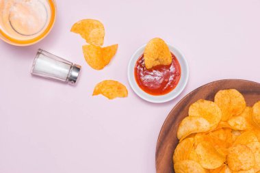 biber soslu patates cipsi