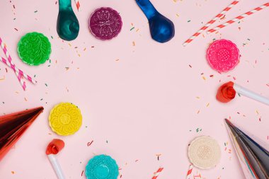 tatlı çok renkli mooncakes