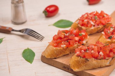 İtalyan iştah açıcı bruschetta