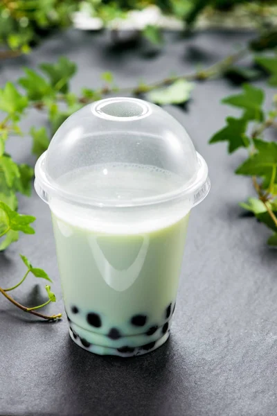 Menthe Bubble thé boba — Photo