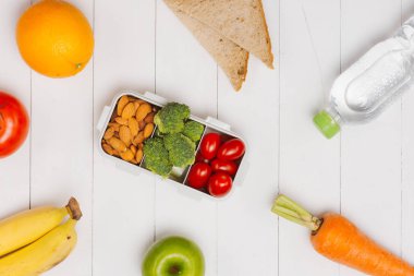 sandviç ile öğle yemeği kutusu 