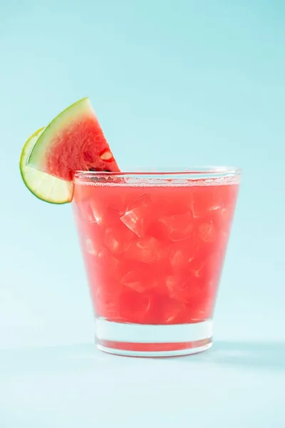 Glas Wassermelonensaft i — Stockfoto