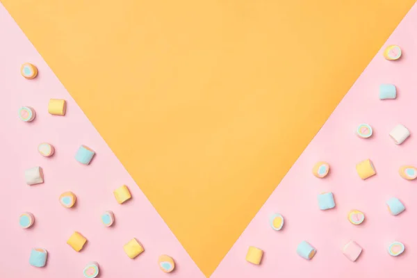 Цветные конфеты . — стоковое фото