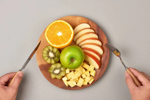 Alimentación Saludable Dieta Varias Frutas Cítricas Frescas —  Fotos de Stock