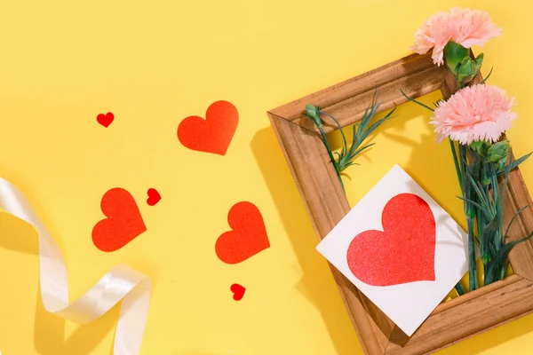 Liefde Valentijnsdag Concept Lente Zomer Achtergrond — Stockfoto