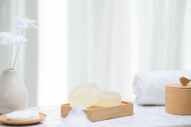 el yapımı sabun ile Spa natürmort