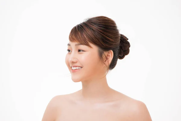 Mädchen Schönheit Gesichtspflege Gesichtsbehandlung Kosmetik Schönheit Und Wellness — Stockfoto