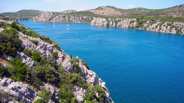 De rivier Krka, Kroatië. — Stockfoto