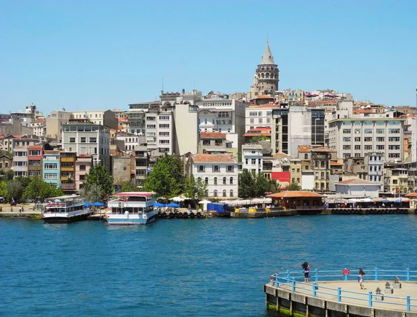 Galatská věž, istanbul. — Stock fotografie