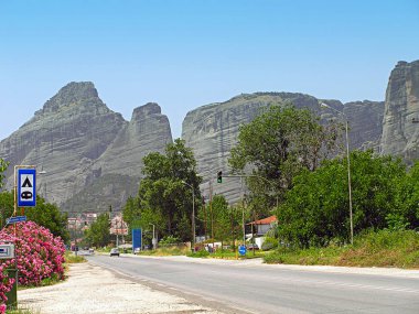 Taşlar Meteora, Yunanistan.