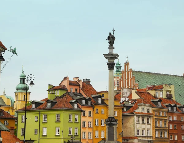 Castle Square in Warsaw. — Stock Photo, Image