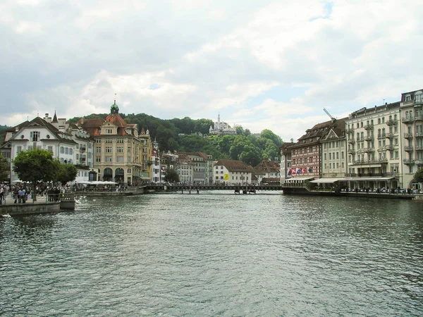 Paisajes urbanos de Lucerna, Suiza . —  Fotos de Stock