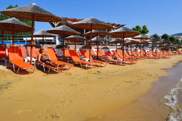 Beach Kavala, Yunanistan.