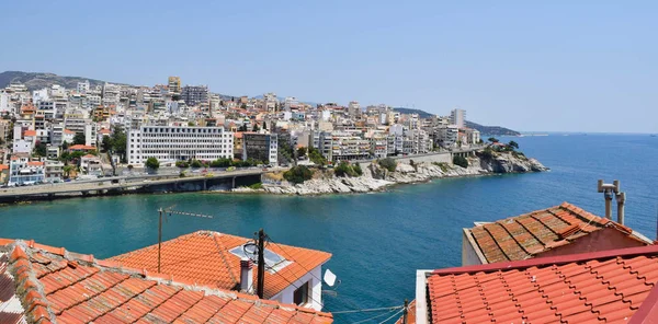 Stadsbilden Kavala, Grekland. — Stockfoto