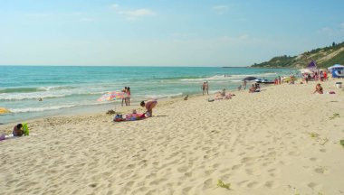 Kranevo plajı. Bulgaristan.