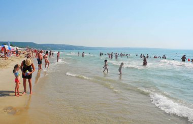 Kranevo plajı. Bulgaristan.