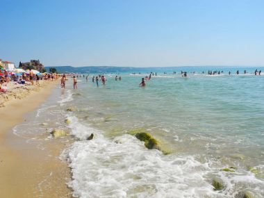 Kranevo plajı. Bulgaristan.