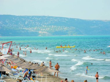 Kranevo plajı. Bulgaristan.