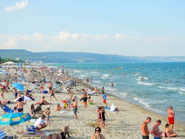 Kranevo plajı. Bulgaristan.