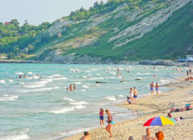 Kranevo plajı. Bulgaristan.