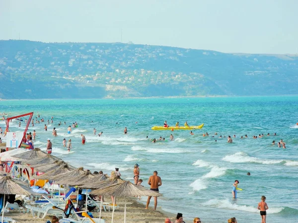 Praia de Kranevo. Bulgária . — Fotografia de Stock