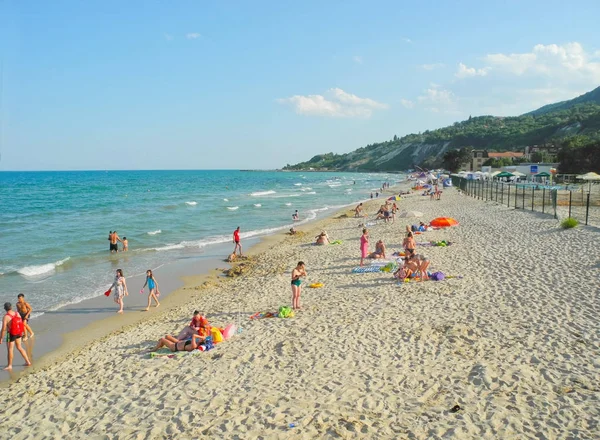 Strand van Kranevo. Bulgarije. — Stockfoto