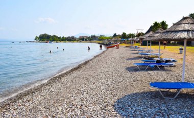 Beach kama Vourla, Yunanistan.