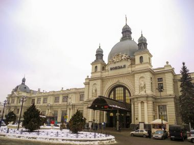 Lviv tren istasyonu..
