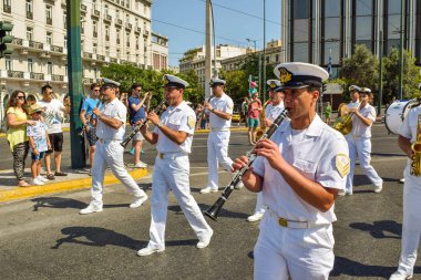 Muhafızlar'ın Atina'daki geçit değiştirme.