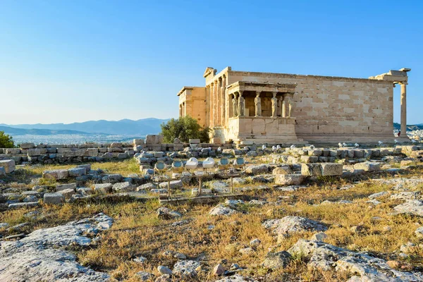 Antiguo Templo Griego del Erechtheum . — Foto de Stock