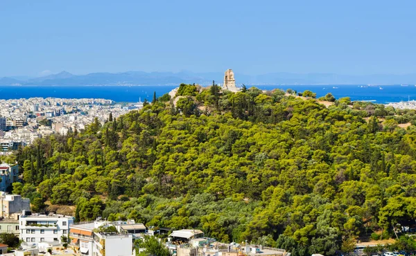 Wzgórza Filopappu w Atenach. — Zdjęcie stockowe
