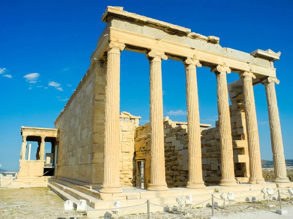 Antiguo Templo Griego del Erechtheum . — Foto de Stock