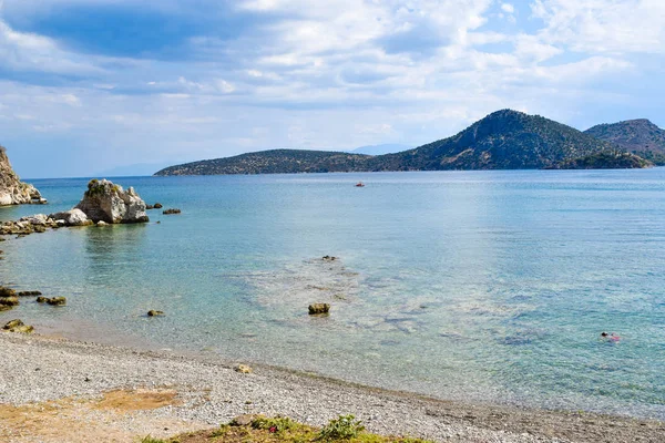 Mała plaża Asíni, Grecja. — Zdjęcie stockowe