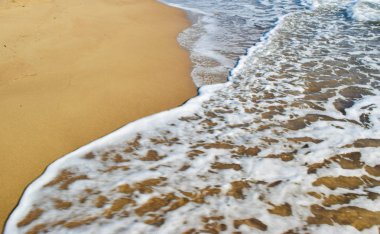 Yumuşak deniz dalga.