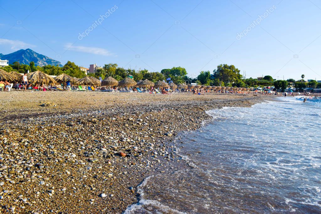 Kyparissia Strand, Griechenland — Redaktionelles Stockfoto © jana