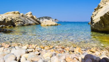 Marathias beach, Zakynthos Island, Yunanistan.