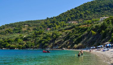 Marathias beach, Zakynthos Island, Yunanistan.