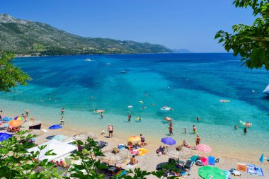 Orebic Plajı, Hırvatistan.