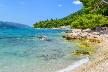 Orebic Plajı, Hırvatistan.