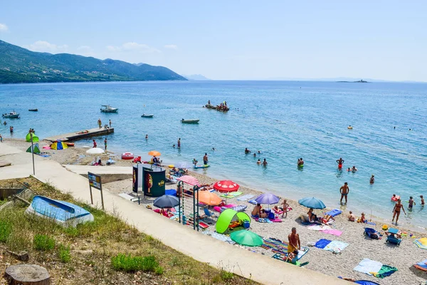Trstenica plajı, Orebiç, Hırvatistan.