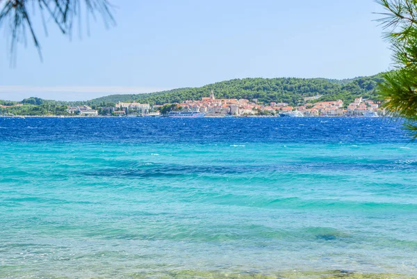 Korcula şehri.. — Stok fotoğraf