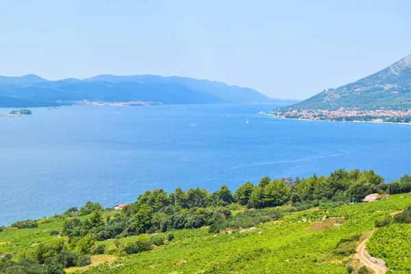 Landschaft der kroatischen Inseln. — Stockfoto