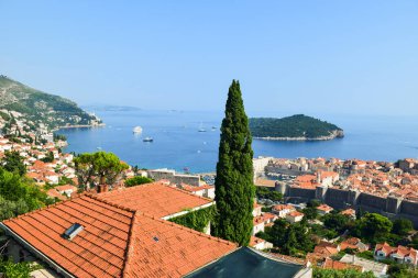Dubrovnik şehir manzarası.