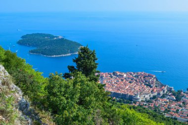 Dubrovnik şehir manzarası.